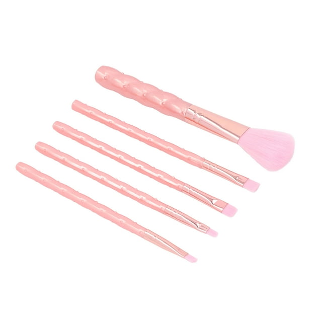 Makeup Brush Set, Cosmetic Brush Set Portable Professional Soft 5pcs for Beginners