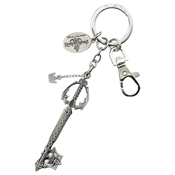 Disney Kingdom Hearts Oblivion Blade Pewter Key Ring,Multi-colored