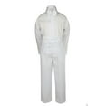 thumbnail image 6 of Infant Toddler Boys Baptism Formal Bow tie Tuxedo Suit Stole White size S - 20, 6 of 6