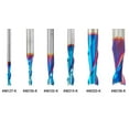 thumbnail image 4 of Amana Tool 46321-K SC Spektra Extreme Tool Life Coated Spiral Plunge 1/4 Dia x 1-1/4 CH x 1/4 SHK 3 Inch Long Up-Cut Router Bit, 4 of 5