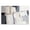Neutral Tapestry Collage, variant on Stupell Industries Neutral Tapestry Abstraction Black Framed Floater Canvas Wall Art design by Irena Orlov, 17 x 25