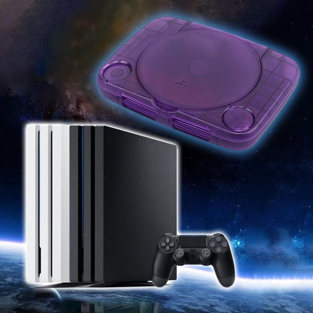 Replacement Shell for PS1 Case Replacement Translucent Case Shell Replacement Case Shell Housing for Playstation 1 Console