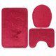 thumbnail image 5 of Juego de alfombrillas de baño de 3 uds., tapa de inodoro con relieve de piedra, alfombrillas para el suelo, alfombras absorbentes laterales para bañera, 5 of 8