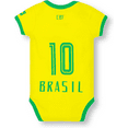 thumbnail image 3 of Cnins Toddler Brazil Soccer Jersey Bodysuit for Boy Girl Baby Onesie Unisex (6-12 months), 3 of 6