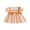 Orange, variant on RUINIXCW Toddler Baby Girl Halloween Dress Outfit Infant Baby Girl Summer Fall Gingham Plaid Dress Clothes Cute Pumpkin Embroidery Puff Short Sleeve A Line Dress