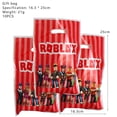 thumbnail image 1 of Roblox-bolsas de regalo de cumpleaños para niños, suministros para fiestas temáticas, platos de papel, vasos, platos, servilletas, juego de vajilla desechable para Baby Shower, 145 piezas, 1 of 4