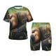 thumbnail image 1 of Balery Daisy Sleeping Sloth Conjunto de Pijama Infantil de Manga Corta con Estampado – Ropa de Dormir de Algodón Suave-3X-Large, 1 of 6
