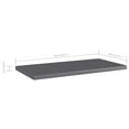 thumbnail image 3 of vidaXL Bookshelf Boards 8 pcs High Gloss Gray 15.7"x15.7"x0.6" Engineered Wood, 3 of 28