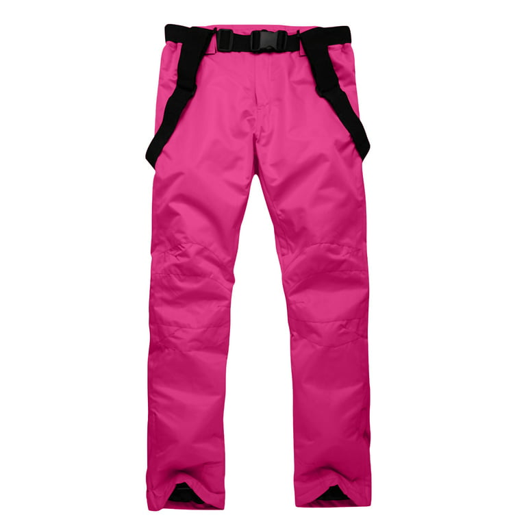 Men's Skiing Pants Waterproof Windproof Fleece Lined Hiking Cargo Insulated  Pants Winter Warm Snow Pants 