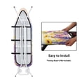 thumbnail image 4 of HELLHERO Soft Ironing Board Cover, Flowers and Bee Ironing Board Cover, Non Stick Scorch and Stain Resistant Standard Size 15x54 Inch with Elastic Edges, 4 of 5