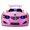 Pink, variant on GT1 Twin Race Car Bed with LED Lights & Sounds, Kids' Bedroom Furniture, Car Themed Bed for Boys Room