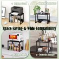 thumbnail image 2 of MARTY Printer Stand with Storage for Desk, Desktop Printer Stand Shelf Organzier for Home/Office Heavy Duty Printer Riser Under Desk Small Printer Ta, 2 of 7