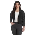 thumbnail image 3 of Hybrid & Company Womens Casual Work High Low Blazer Jacket JK45590 1073T Charcoal Large, 3 of 7