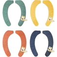 thumbnail image 1 of Reusable Toilet Seat Cushions 4 Pairs Washable Cute Toilet Seat Cushion Pads Soft Toilet Seat Cover Cushion, 1 of 5