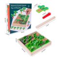 thumbnail image 2 of Juego De Gusanos De Captura De Madera Juguetes Juego De Zanahoria Vegetal Magnético 3D Juguetes Educativos Para La Primera Infancia sonducket FN006084-00, 2 of 6