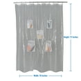 thumbnail image 3 of Bath Bliss Clear Clear Copper Shower Liner, 72" x 70", 3 of 8