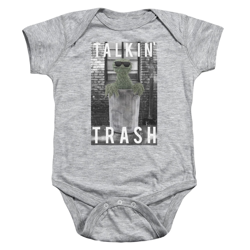 Sesame Street - Talkin Trash - Infant Snapsuit - 12 Month