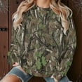 thumbnail image 6 of Craaazy Shirts For Women Maple Leaf Print Crewneck Long Sleeve Sweatshirt Oversized Pullover Fall Casual Tops Womens Tops, 6 of 9