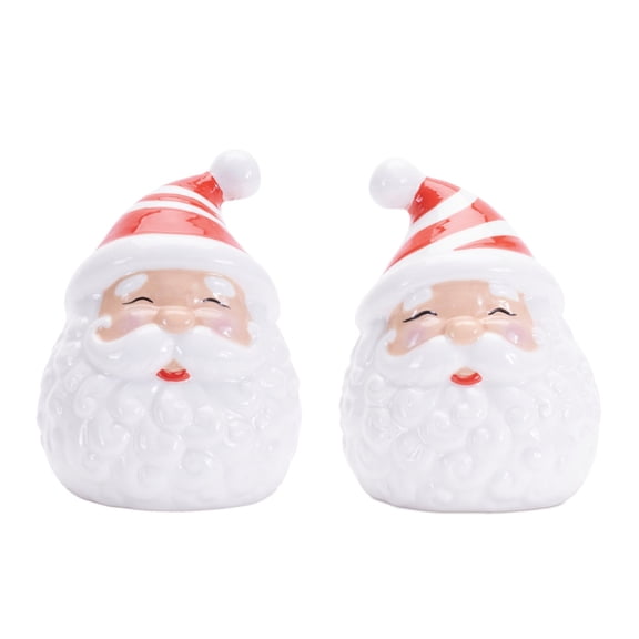 Melrose International Santa Salt & Pepper Shakers (Set of 2) 3.5"H Dolomite