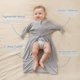 thumbnail image 4 of Saco de dormir de bambú Blanket ZIGJOY Shark-Fin para 6 a 12 meses, 4 of 6