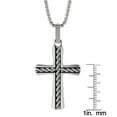 thumbnail image 2 of The Twist - Stainless Steel Cross Pendant For Men - 47 MM, 2 of 3