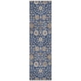 thumbnail image 2 of Addison Rugs Chantille Indoor/Outdoor Transitional Floral Navy Washable Runner Rug, 2'3" x 7'6", 2 of 6