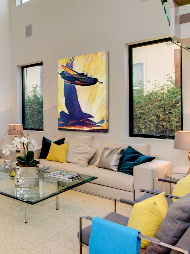 Marmont Hill "Eagle's Wings" Painting Print on Canvas