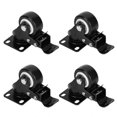 thumbnail image 4 of 4PCS Heavy Duty Caster Wheels with Brake Silent Universal Wheel Replacement Accessories for Furniture40 Brake, 4 of 5