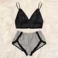thumbnail image 2 of Conjunto de Pijama de dos piezas para mujer, Top de camisola, pantalones cortos de encaje, ropa de dormir, ropa interior, bragas, trajes, lencería, 2 of 3