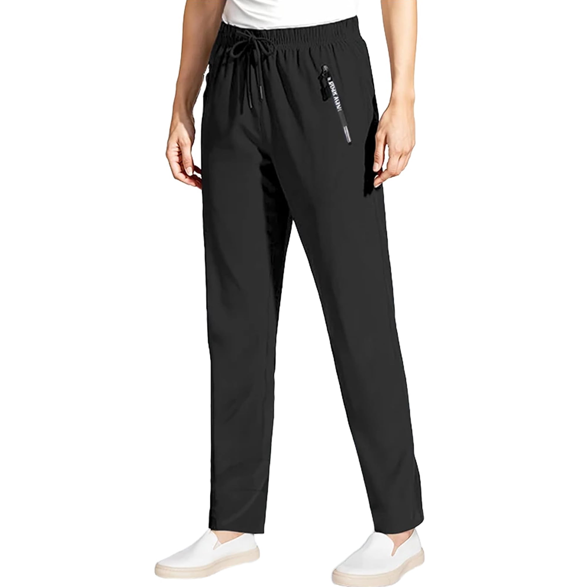 2026 Upgrade Stretch Active Pants for Women, Women's Ultra Stretch Ice Silk Comfort Casual Sweat-free Summer Pants