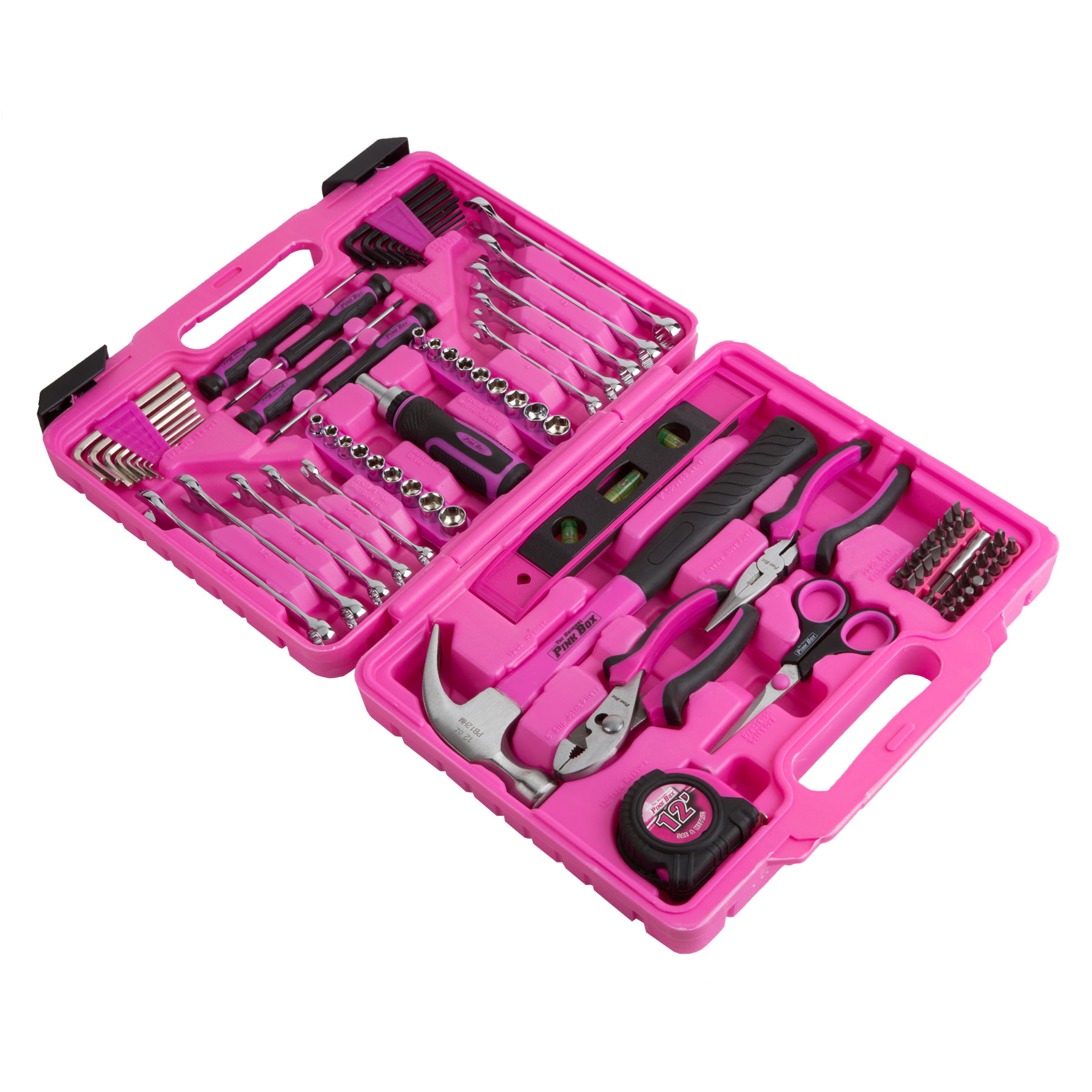 The Original Pink Box PB48HRK Household Tool Set Pink 94-Piece