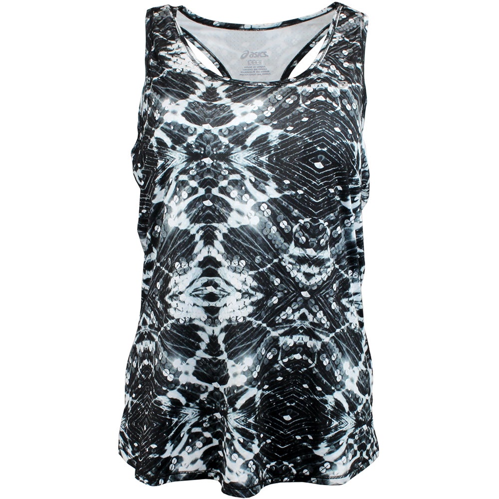 Asics Womens Emma Racerback Athletic Tank Top - Black S - Walmart.com