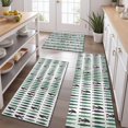 thumbnail image 2 of Green Bigfoot and Tree Pattern Kitchen Rugs Sets Of 3,Kitchen Runner Rugs Non Skid Washable,Decorative Kitchen Floor Mats for Kitchen,Sink,Laundry,17"x30"+ 17"x47" + 17"x59", 2 of 6