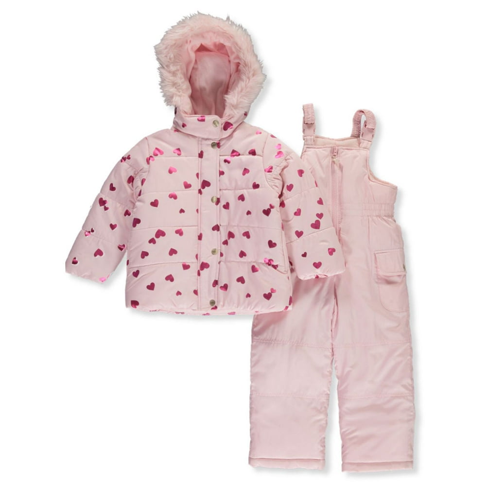 Carter's Carter's Girls' Trimmed Foil Hearts 2Piece Snowsuit (Little