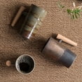 thumbnail image 4 of Nordic Earth Mugs, Japanese-style Vintage Ceramic Coffee Mug With Wood HandleGift, 4 of 5