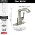 thumbnail image 2 of Delta 576-Lpu-Dst Stryke 1.2 GPM Single Hole Bathroom Faucet - Black, 2 of 2