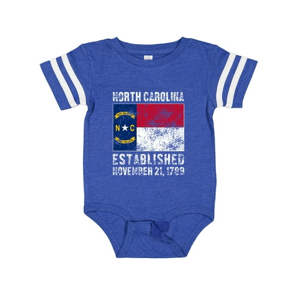 Inktastic Established November 21, 1789 North Carolina Flag Boys or Girls Baby Bodysuit
