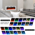 thumbnail image 3 of Maxhonor 40" x 17" Wall Mounted Freestanding Heater with Remote Control 1500/750W, 3 of 6
