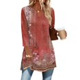 thumbnail image 2 of 3/4 Length Sleeve Womens Tops V Neck T Shirts Summer Clothes Basic Blouses Dressy Casual 2026 Spring Outfits, 2 of 7