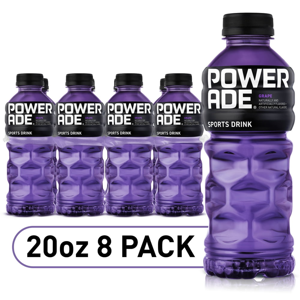 POWERADE Grape, 20 fl oz, 8 Pack
