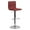 Burgundy, variant on Flash Furniture Sammie Contemporary Button Tufted White Vinyl Adjustable Height Barstool with Chrome Base