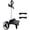 Noiseless Large Wheels without Edge Guard, variant on Backpack Trolley Wheeled Cart with Edge Guard Base Noiseless Big Wheels Aluminium Alloy Folding Hand Truck with Luggage Strap for Universal Backpacks Luggage cart for Teenagers,Adults,School,Travel