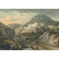 thumbnail image 2 of John Warwick Smith 24x18 Black Ornate Framed Double Matted Museum Art Print Titled: Convent at Vietri, Near Salerno (1808), 2 of 5