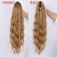 thumbnail image 4 of Synthetic Ponytail Extensions for Women Long Wavy Fluffy Synthetic Ponytail Hairpiece Natural Soft, 4 of 7