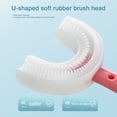 thumbnail image 4 of FaLX Children Toothbrush 360 Degree Teeth Clean Soft Fur Food Grade Material Baby U Shape Toothbrush for Home, 4 of 8