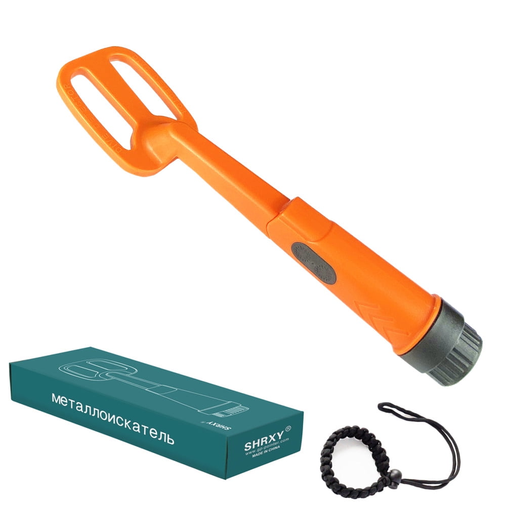 Underwater Scuba Metal Detector Pulse Pinpointer Induction Diving Treasure Waterproof Metal Detector Hand Held Metal Finder-ORANGE