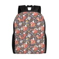 thumbnail image 1 of Disketp Foxes Mochila Unisex de Apertura Lateral Completa, Mochila para Laptop para Escuela, Trabajo y Viajes, 1 of 8
