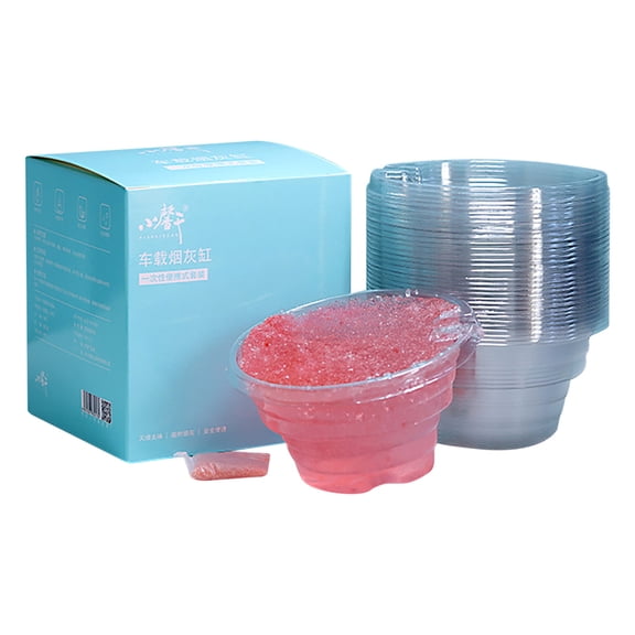 30Pcs Disposable Outdoor Cigarette Ashtrays, Patio Cigarette Ashtrays with Absorbing Paste, Quickly Extinguish Cigarettes, Reduce Ashes