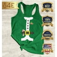 thumbnail image 2 of S4E Women's Santa Suit Elf Christmas Holiday Costume Racerback Slim Fit XX-Large Kelly Green, 2 of 4