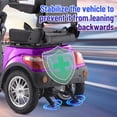 thumbnail image 6 of Mobility Scooter for Seniors & Adults,500lbs Capacity,Heavy Duty 4 Wheel Electric Scooter,800W Motor,31 Miles,Speed Adjustable,Full Accessories(Purple), 6 of 15
